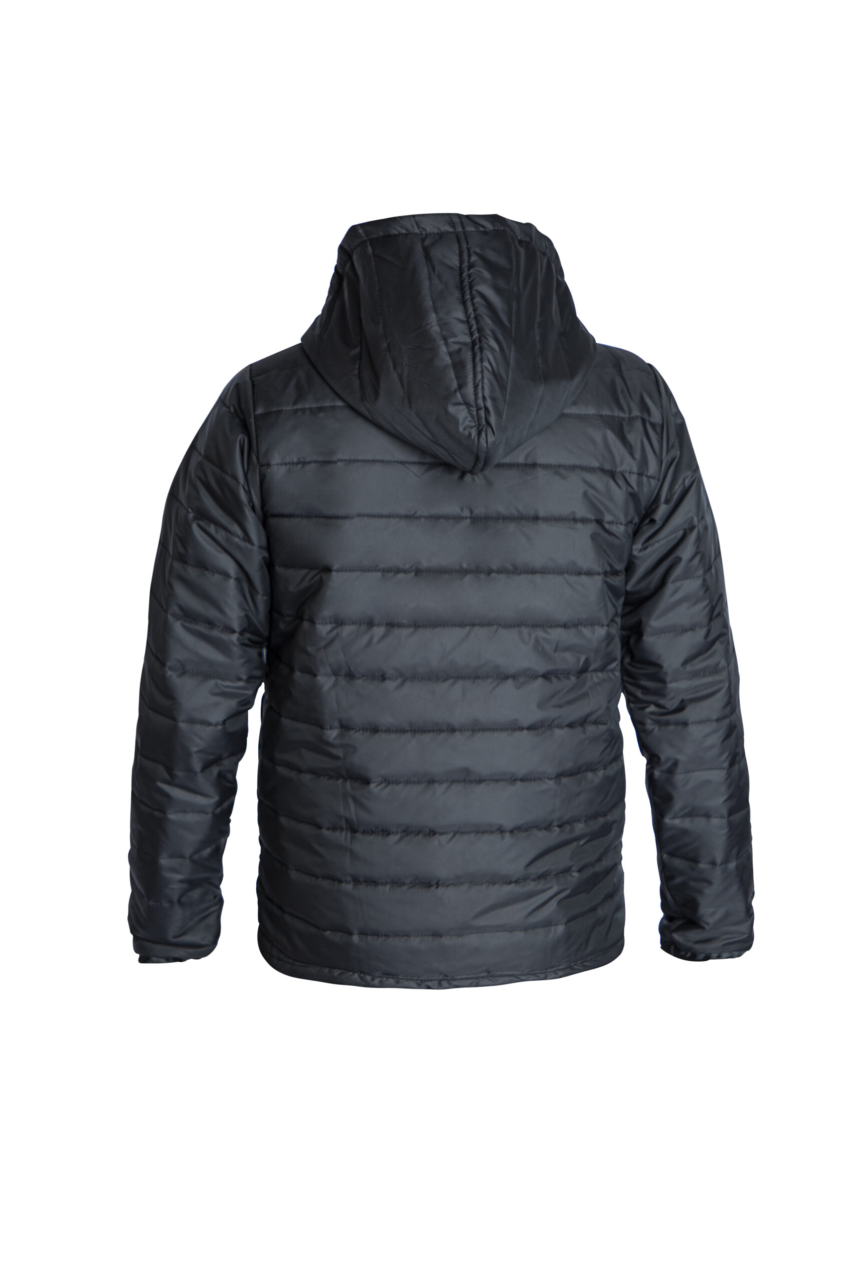 Men Padded Jacket Puffer Jacket quilted Polyester in Black - Style Us